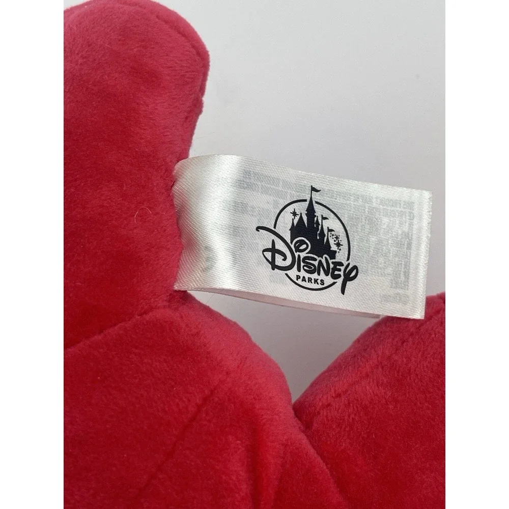 Disney Parks‎ Minnie Mouse My First Christmas Plush Red Gray with Bow Size 12